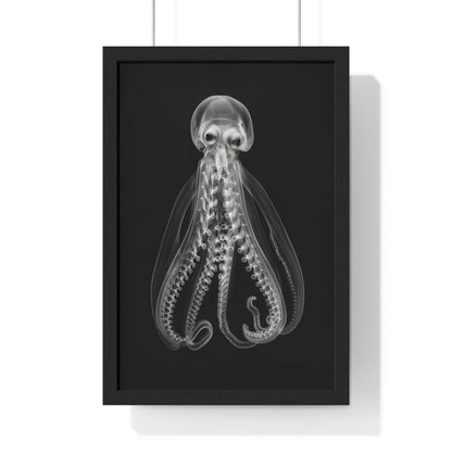 Octopus Look - Vertical Framed Poster