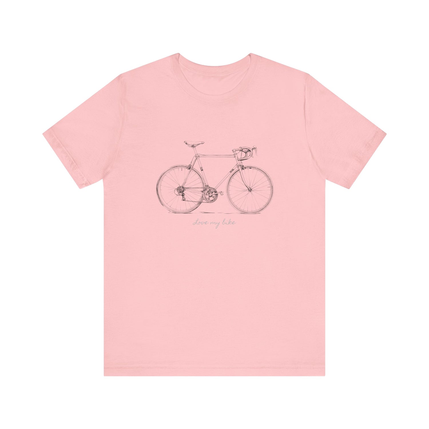 Love My Bike - Unisex Jersey Kortærmet T-shirt