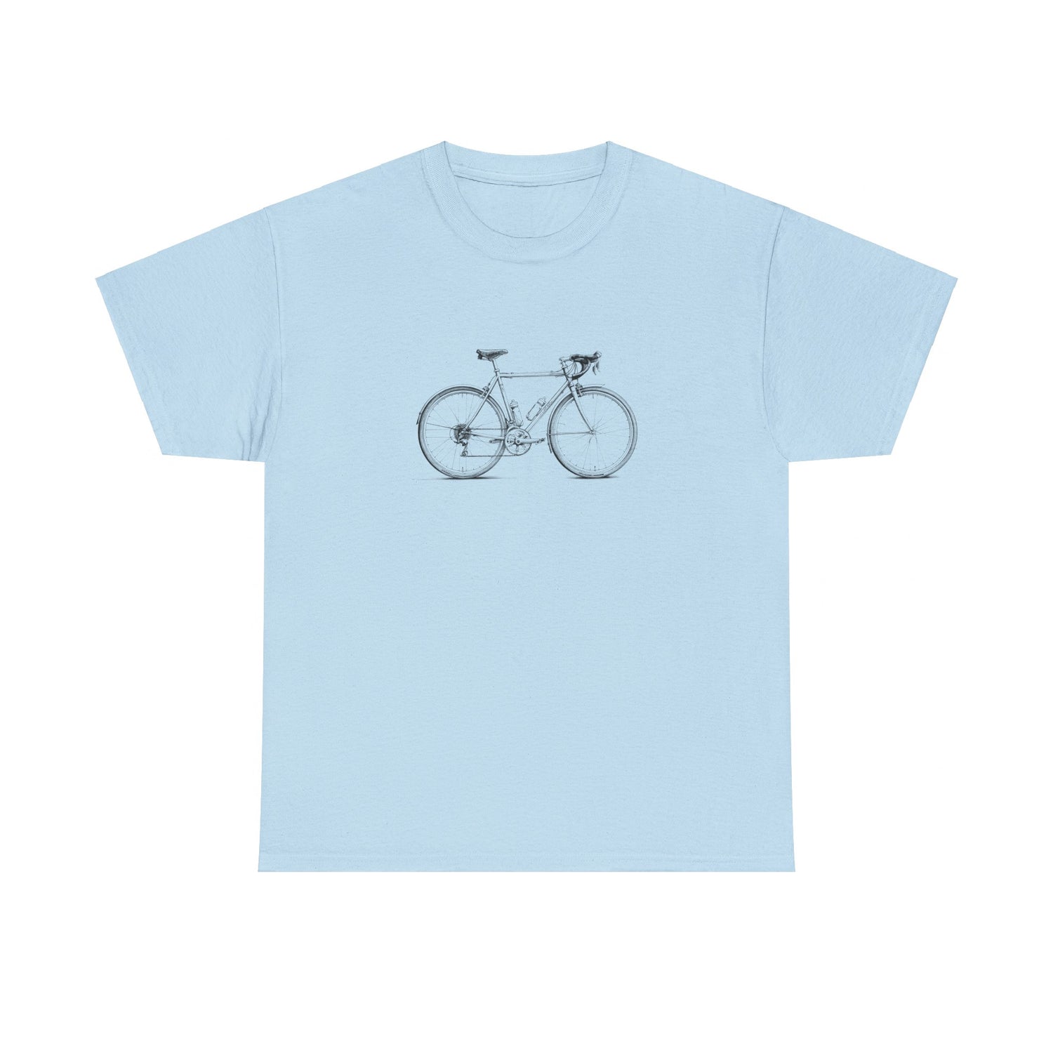 Vintage Cykel - Unisex T-shirt i Kraftig Bomuld