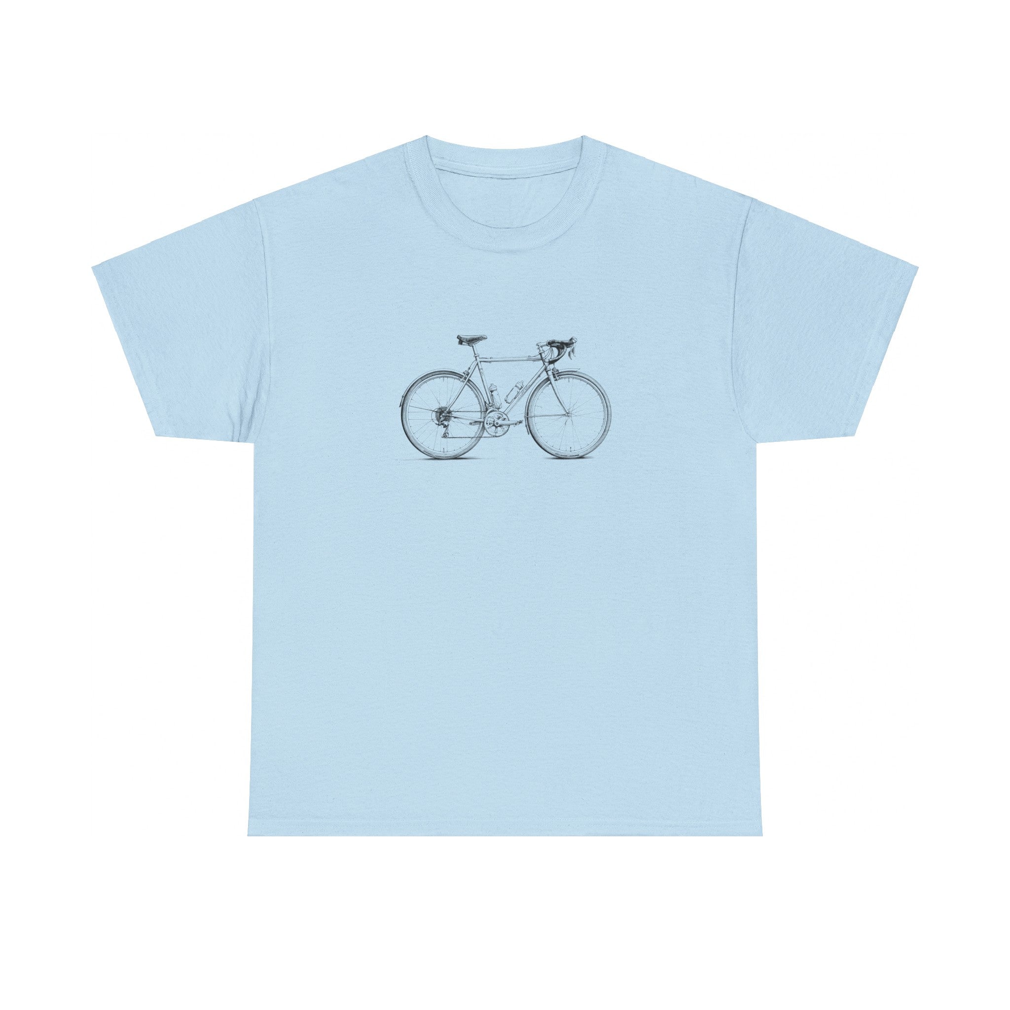 Vintage Cykel - Unisex T-shirt i Kraftig Bomuld