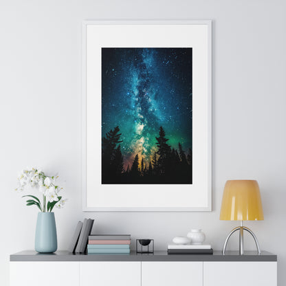 Star Gazer - Vertical Framed Poster