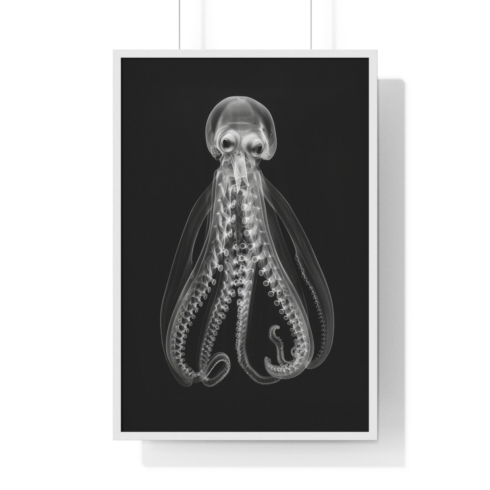 Octopus Look - Vertical Framed Poster