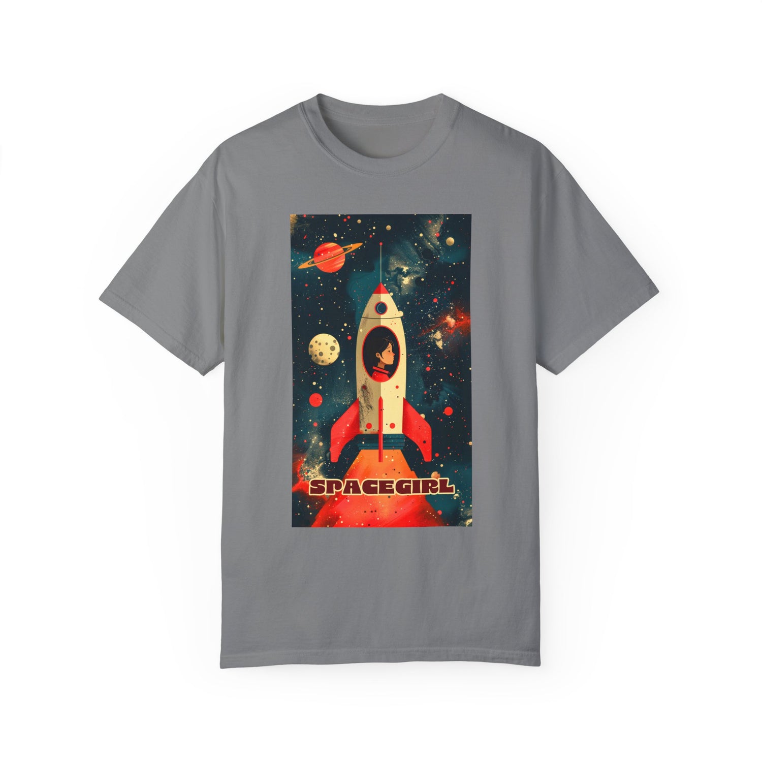 Spacegirl - Unisex Garment-Dyed T-shirt