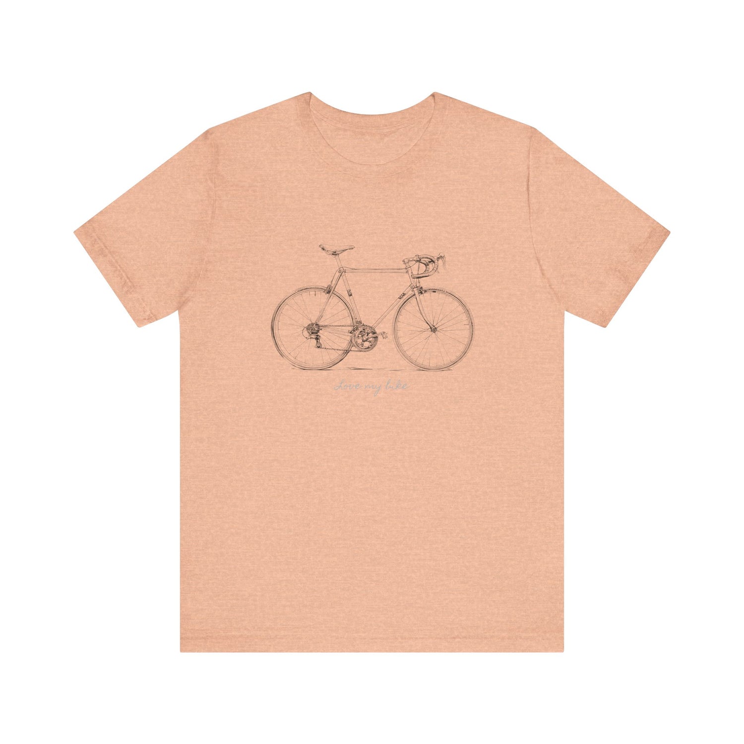 Love My Bike - Unisex Jersey Kortærmet T-shirt