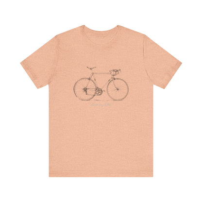 Love My Bike - Unisex Jersey Kortærmet T-shirt