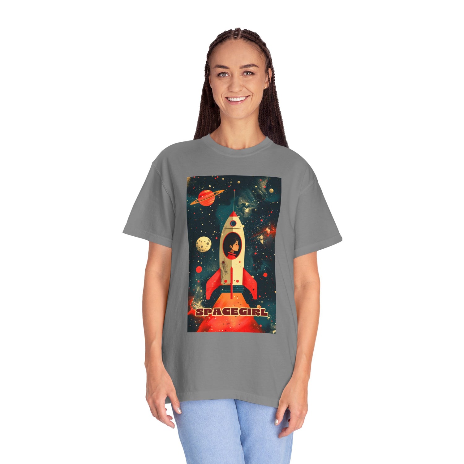 Spacegirl - Unisex Garment-Dyed T-shirt