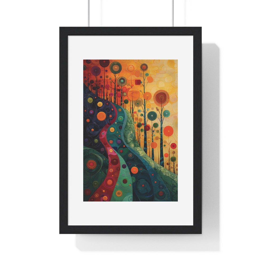 Whirlwind Grove - Vertical Framed Poster