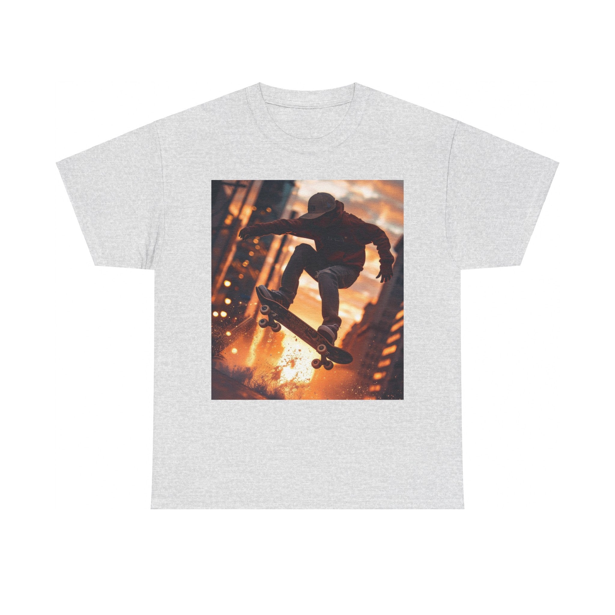  Urban Skateboarding - Unisex Kraftig Bumuld T-shirt