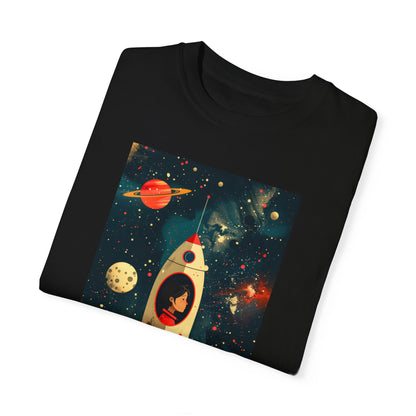 Spacegirl - Unisex Garment-Dyed T-shirt