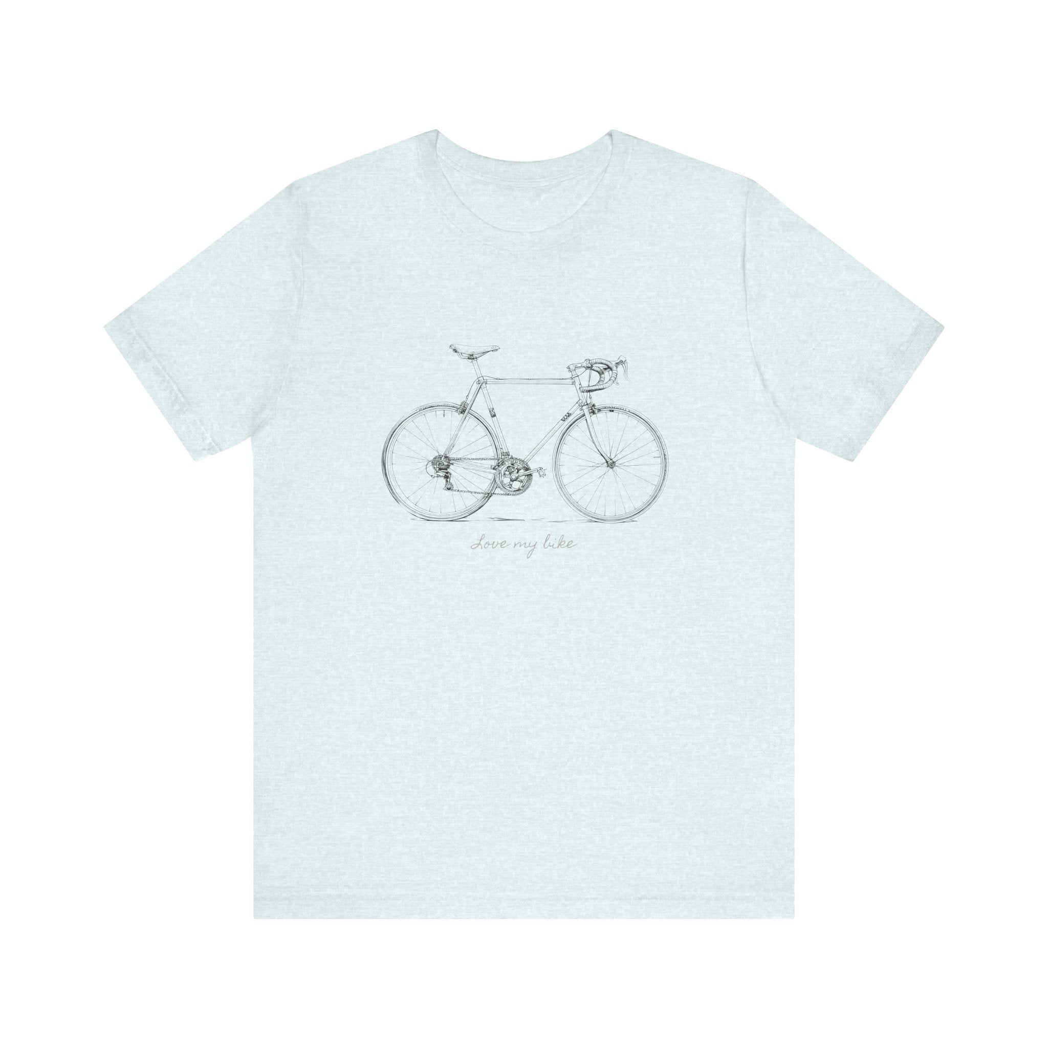 Love My Bike - Unisex Jersey Kortærmet T-shirt