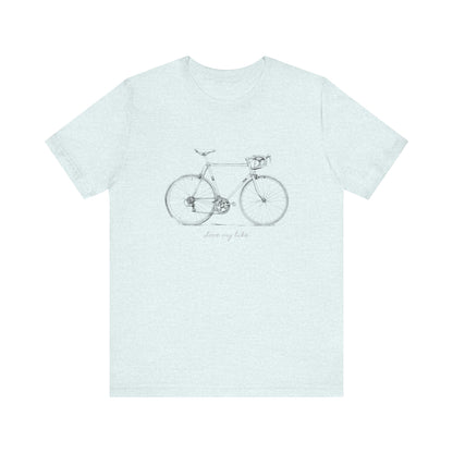 Love My Bike - Unisex Jersey Kortærmet T-shirt