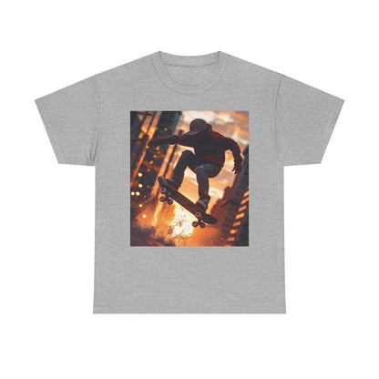  Urban Skateboarding - Unisex Kraftig Bumuld T-shirt