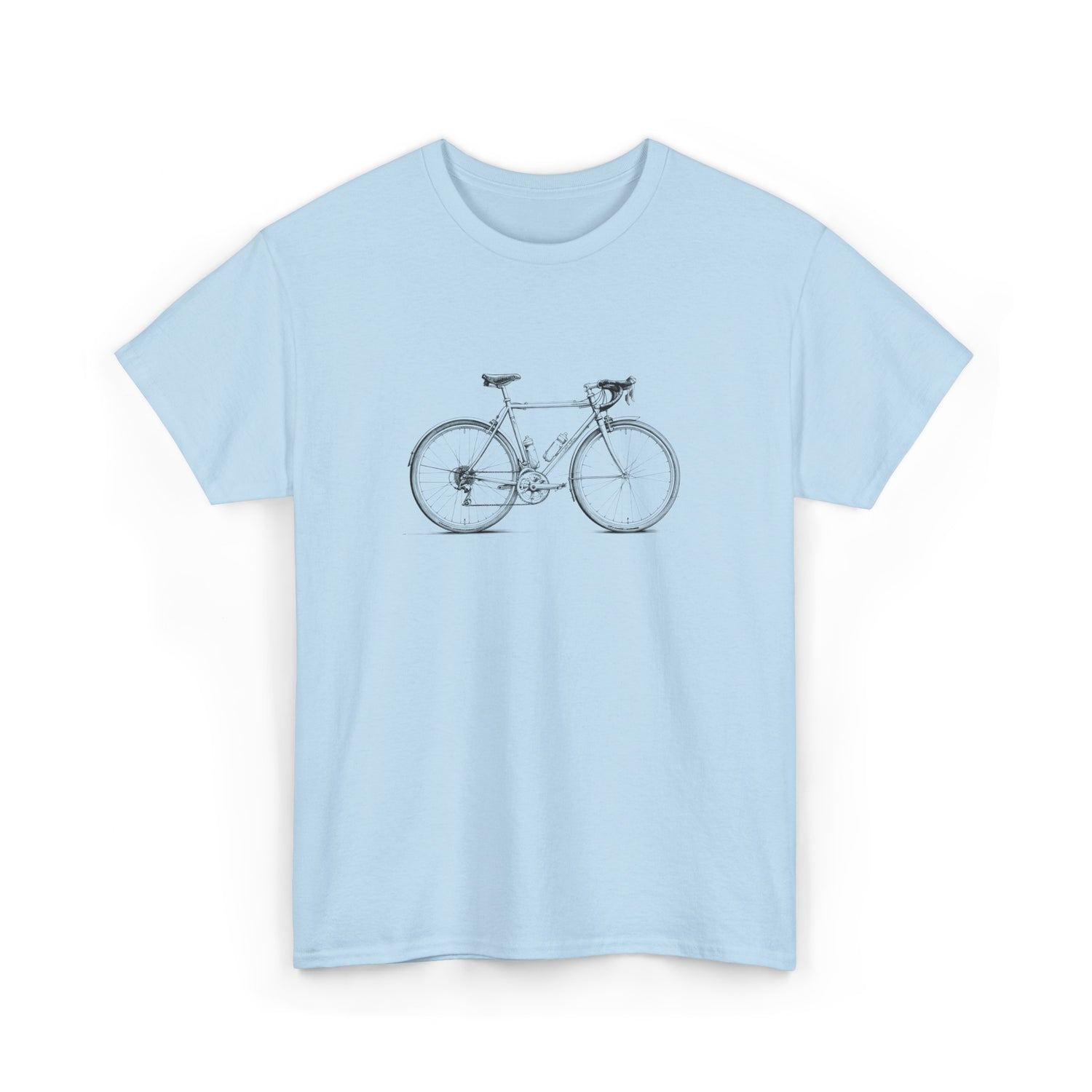 Vintage Cykel - Unisex T-shirt i Kraftig Bomuld