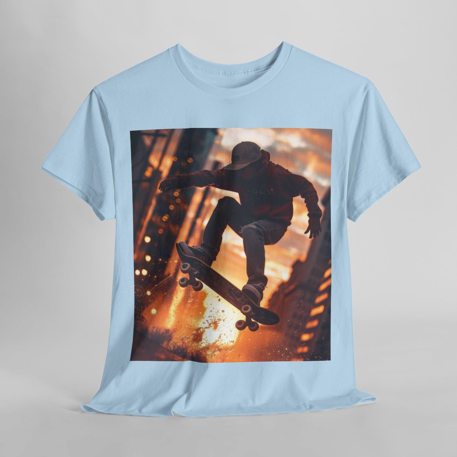  Urban Skateboarding - Unisex Kraftig Bumuld T-shirt