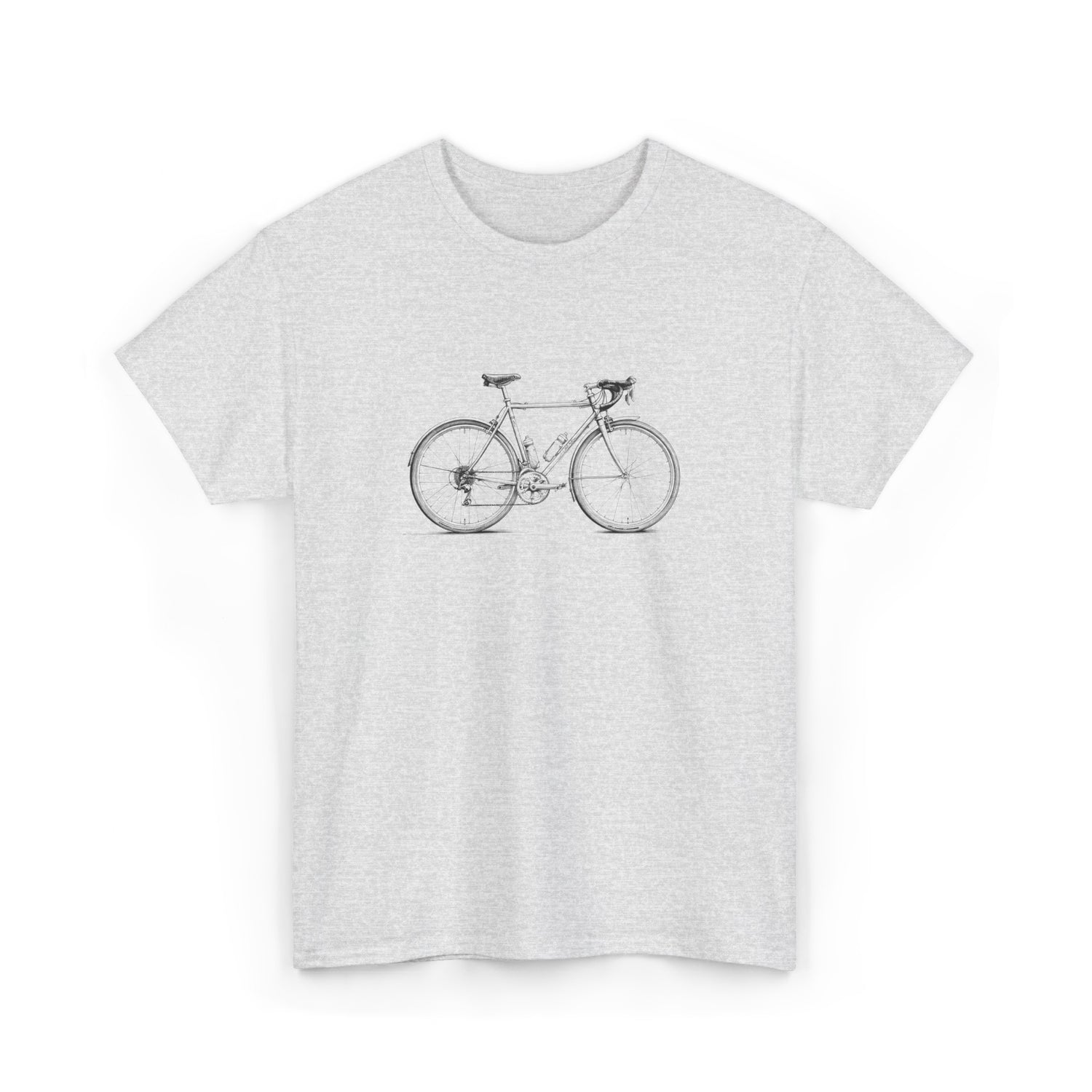 Vintage Cykel - Unisex T-shirt i Kraftig Bomuld