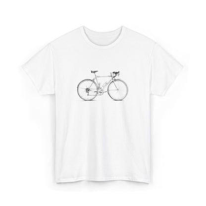 Vintage Cykel - Unisex T-shirt i Kraftig Bomuld