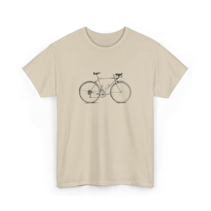 Vintage Cykel - Unisex T-shirt i Kraftig Bomuld