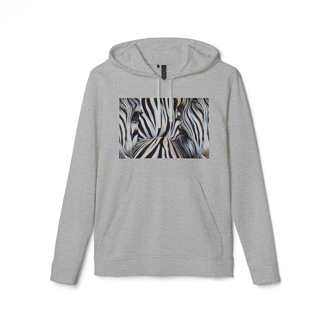 adidas® Unisex Fleece Hoodie - Zebra