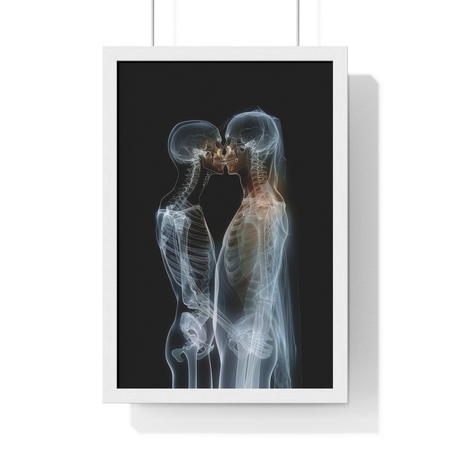 Transparent Love - Vertical Framed Poster