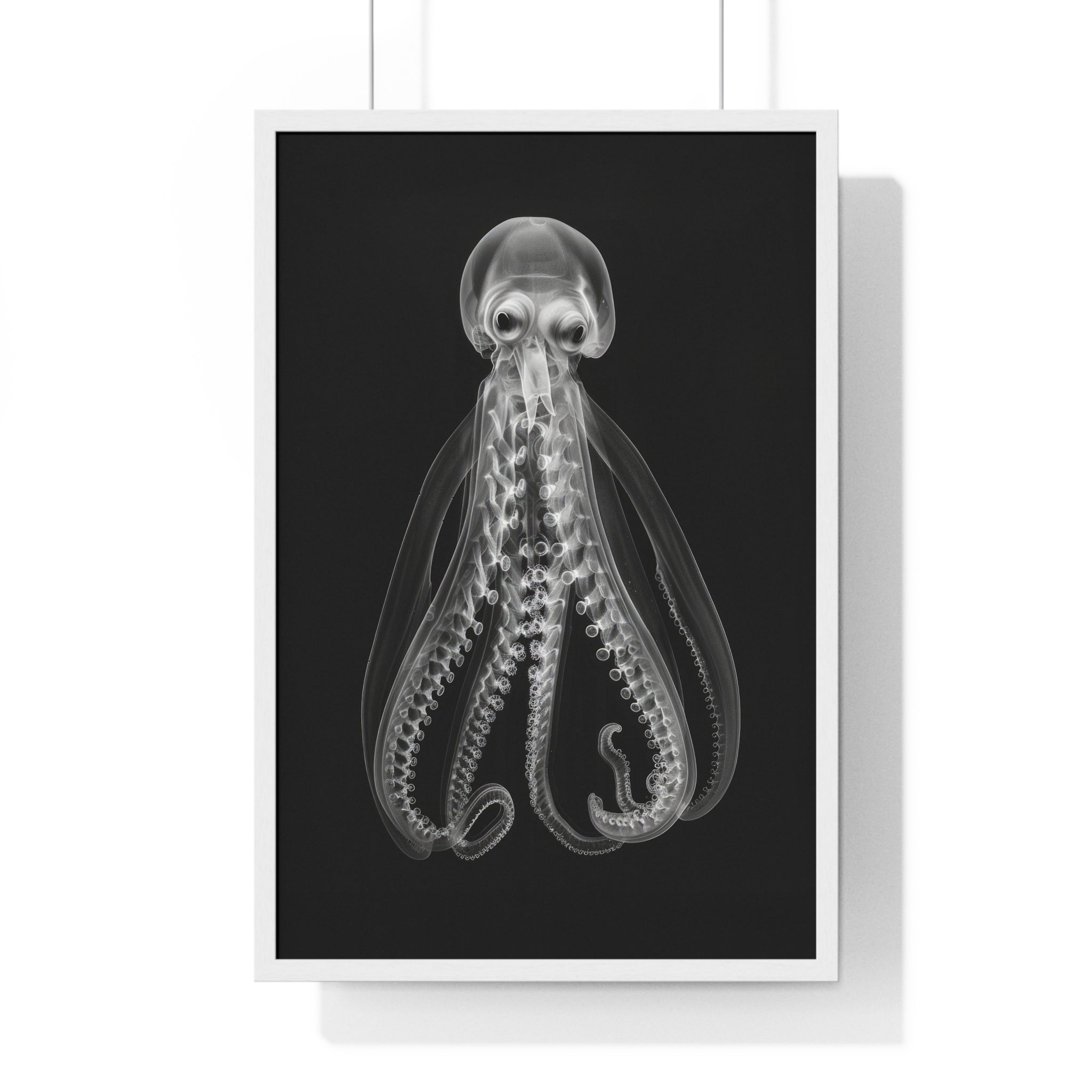 Octopus Look - Vertical Framed Poster