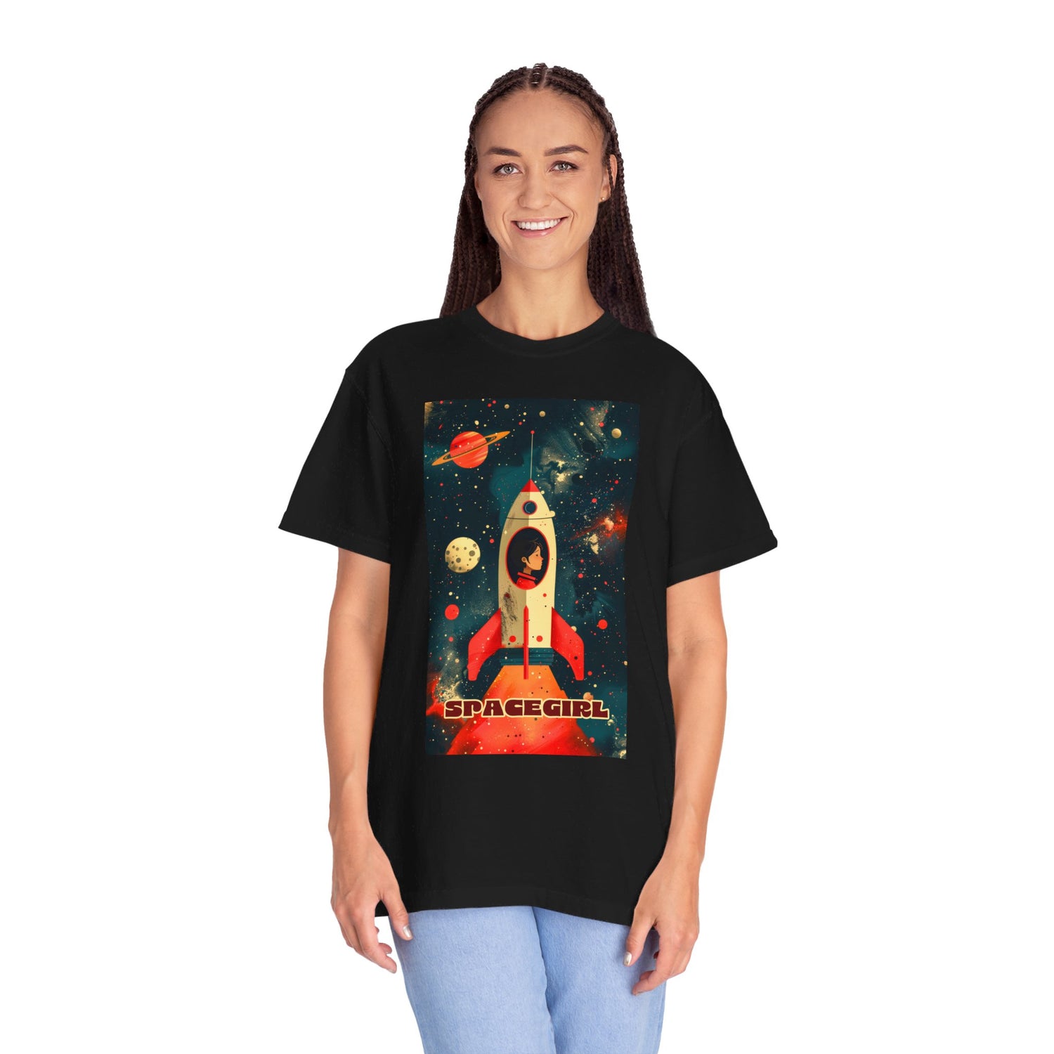 Spacegirl - Unisex Garment-Dyed T-shirt