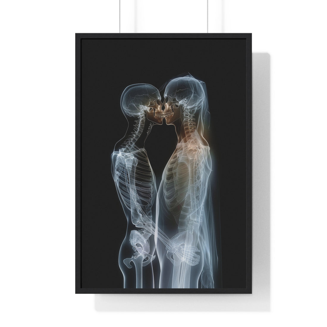 Transparent Love - Vertical Framed Poster