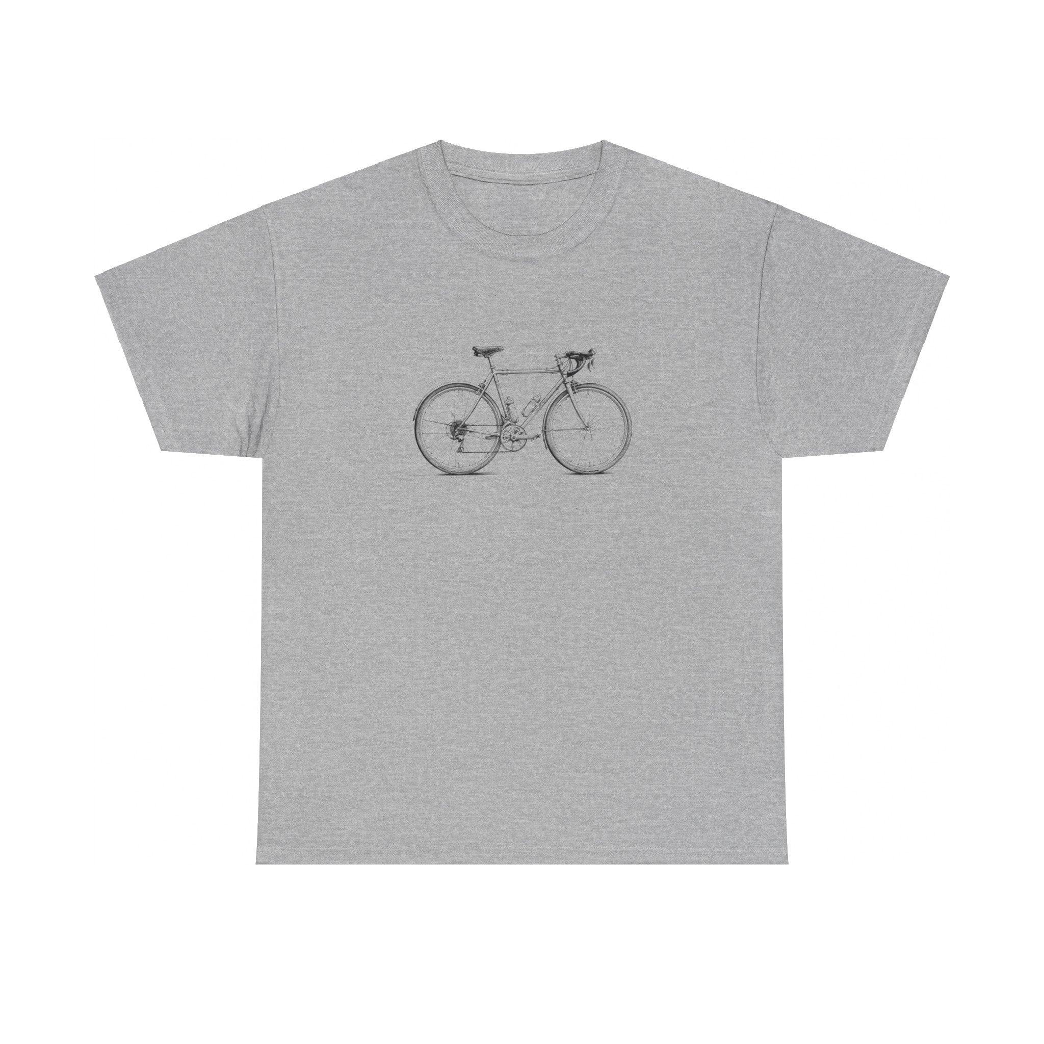 Vintage Cykel - Unisex T-shirt i Kraftig Bomuld