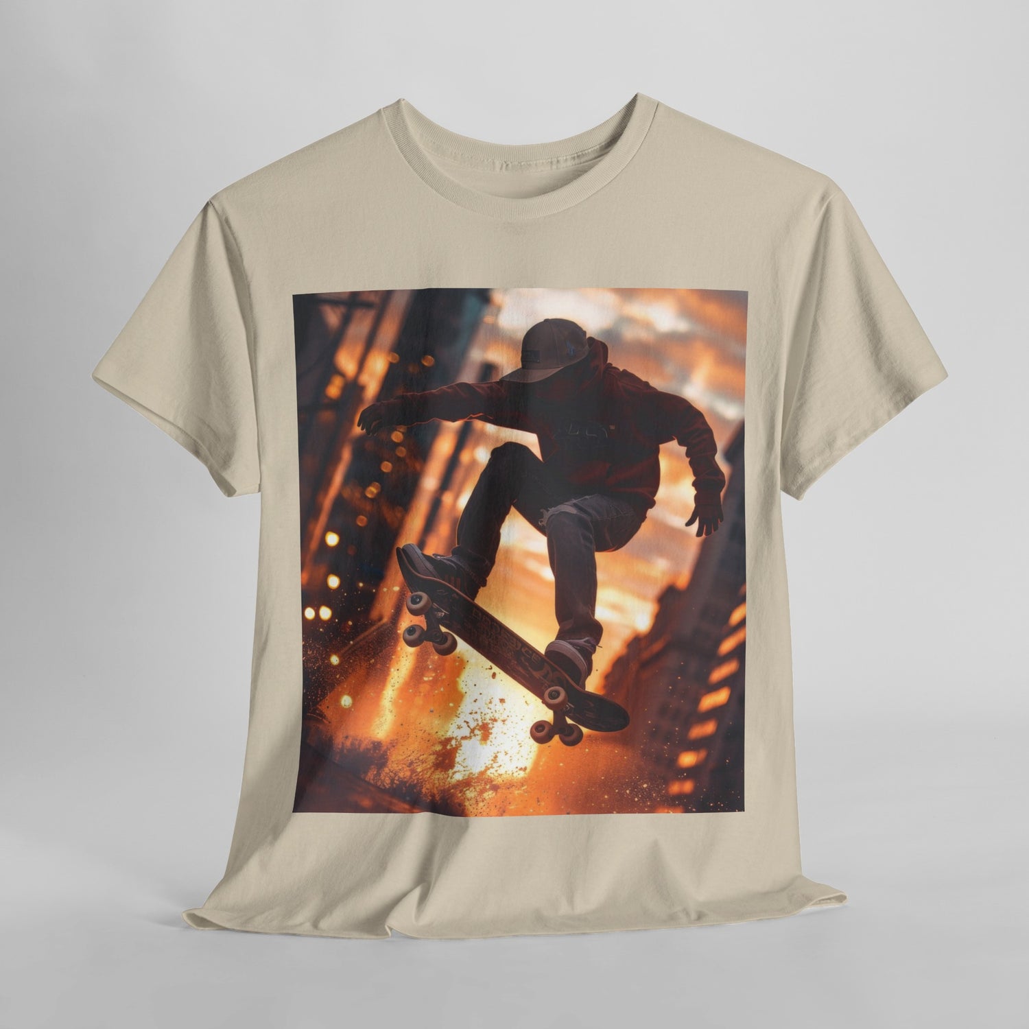  Urban Skateboarding - Unisex Kraftig Bumuld T-shirt