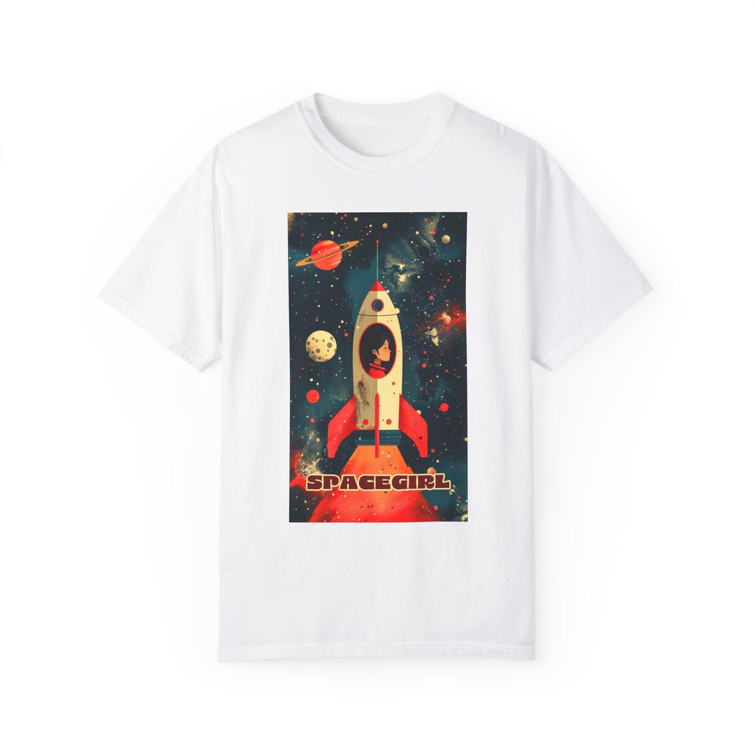 Spacegirl - Unisex Garment-Dyed T-shirt