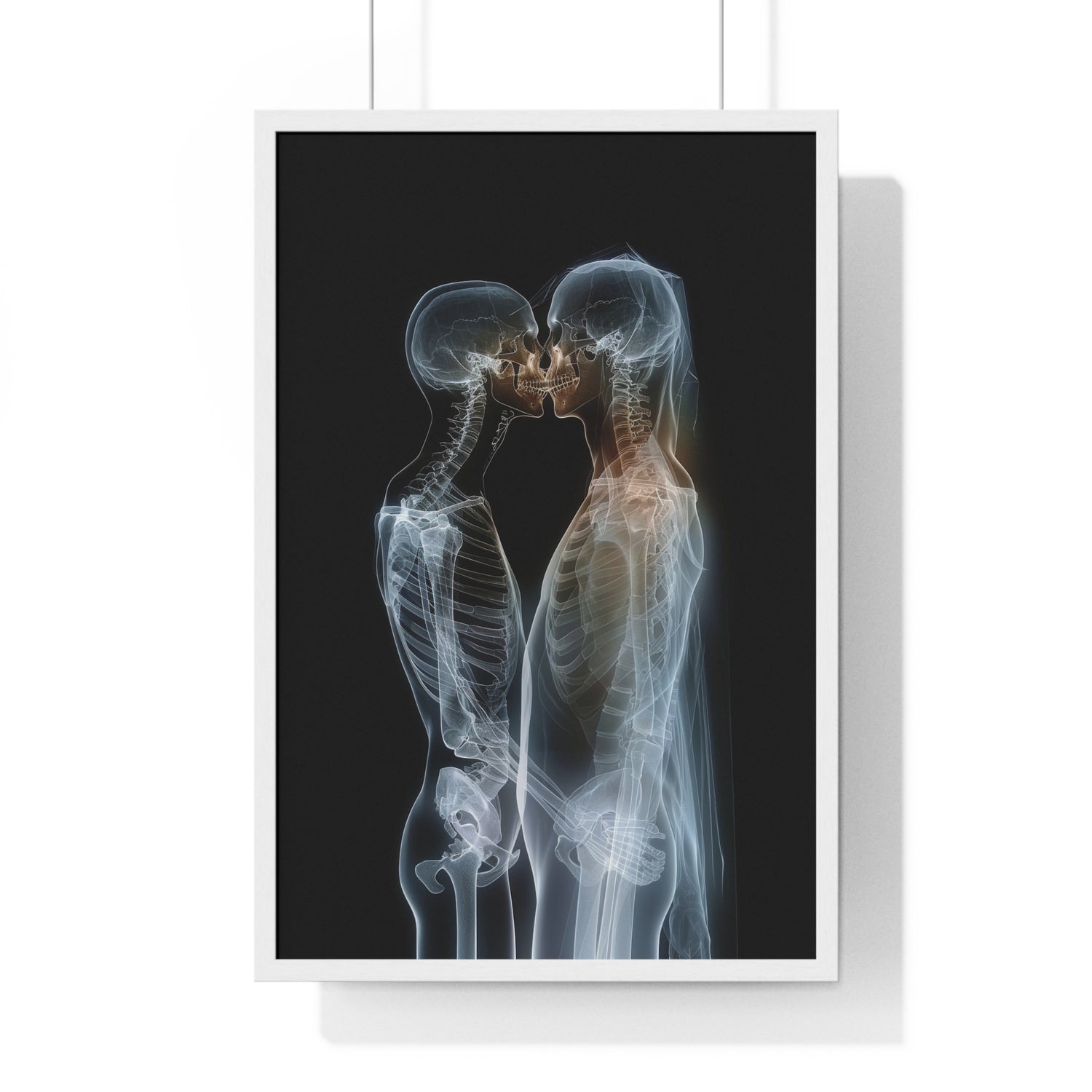 Transparent Love - Vertical Framed Poster