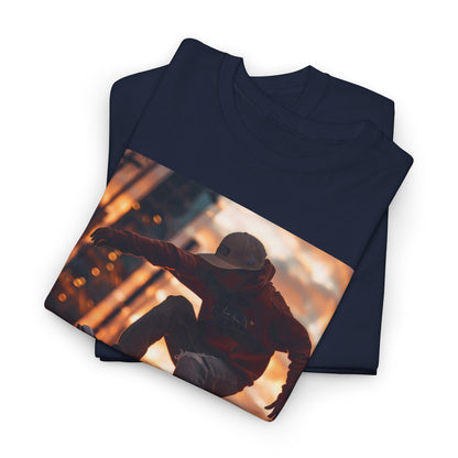  Urban Skateboarding - Unisex Kraftig Bumuld T-shirt