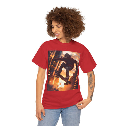  Urban Skateboarding - Unisex Kraftig Bumuld T-shirt