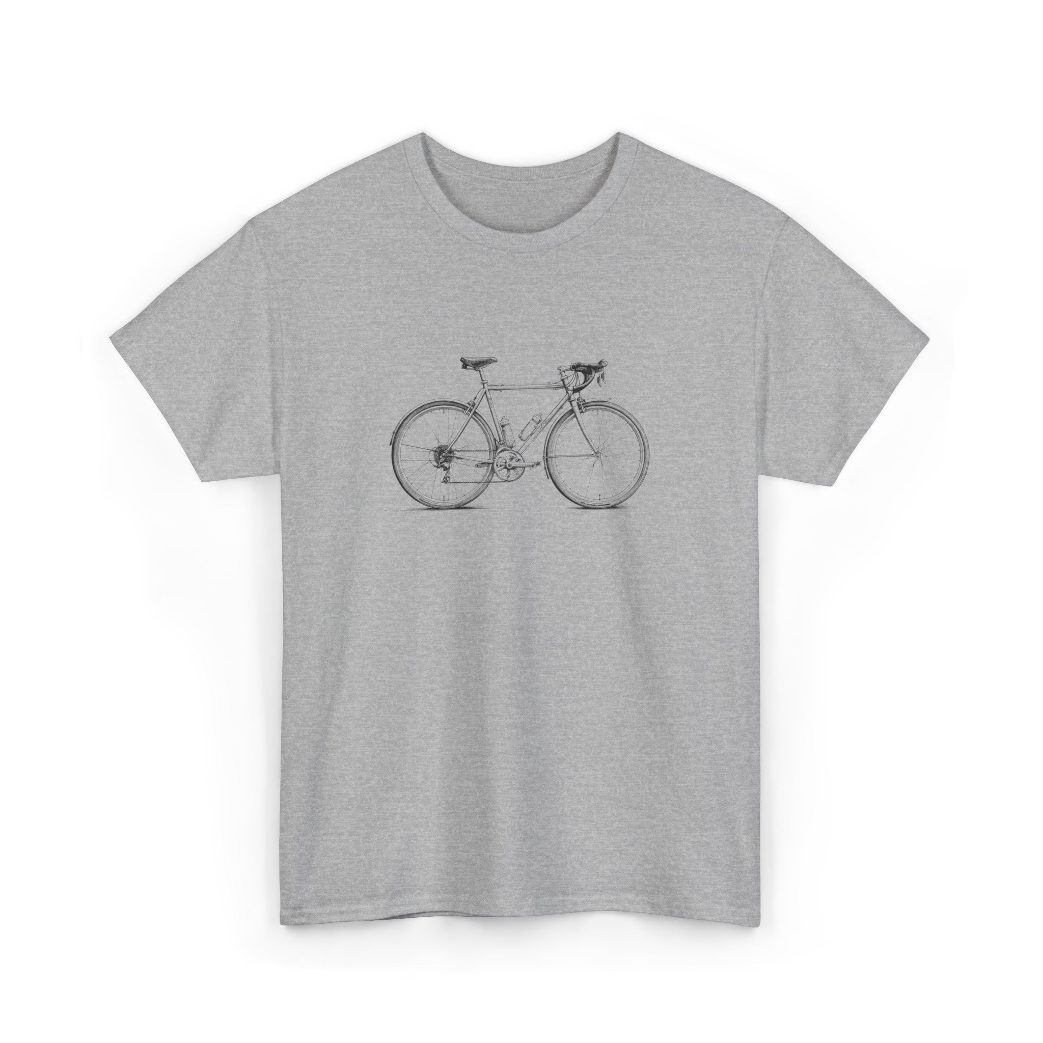 Vintage Cykel - Unisex T-shirt i Kraftig Bomuld