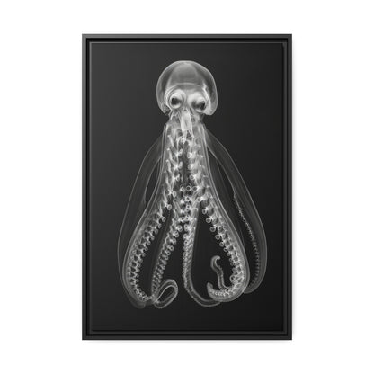 Octopus Look - Matte Canvas, Black Frame