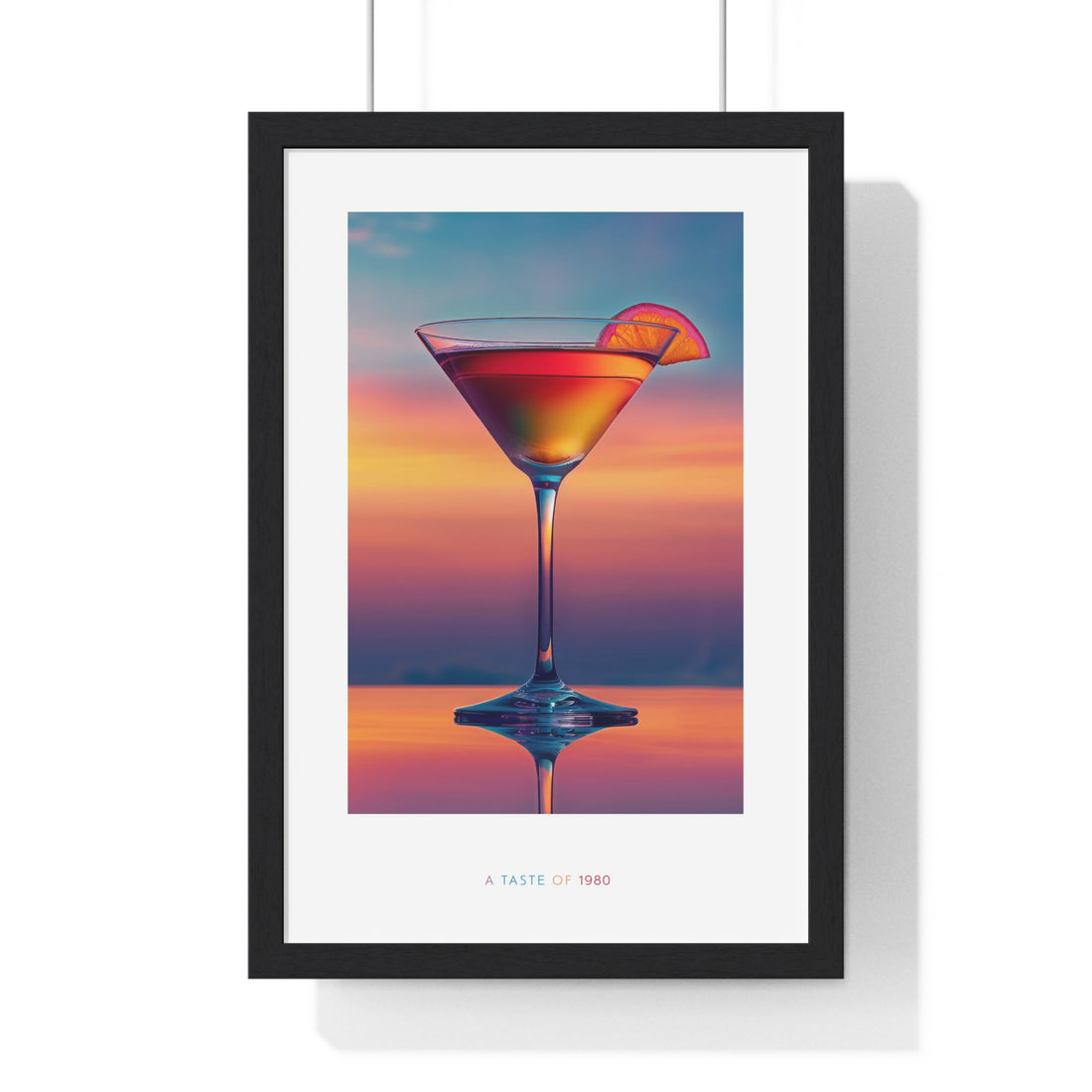 A Taste Of 1980 - Vertical Framed Poster