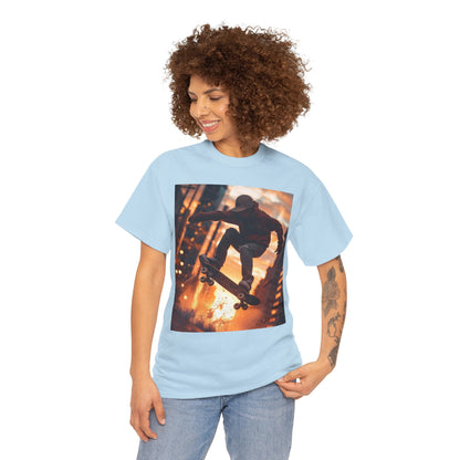  Urban Skateboarding - Unisex Kraftig Bumuld T-shirt