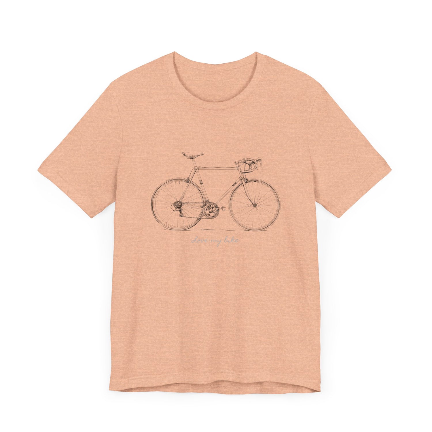 Love My Bike - Unisex Jersey Kortærmet T-shirt