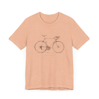 Love My Bike - Unisex Jersey Kortærmet T-shirt