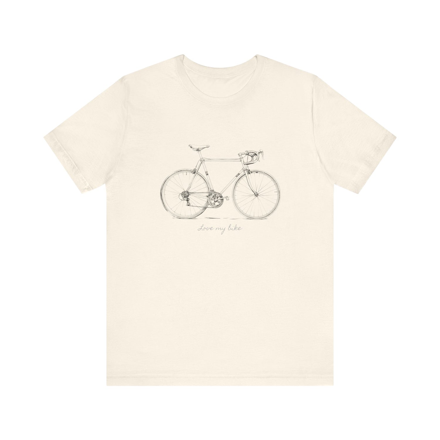 Love My Bike - Unisex Jersey Kortærmet T-shirt