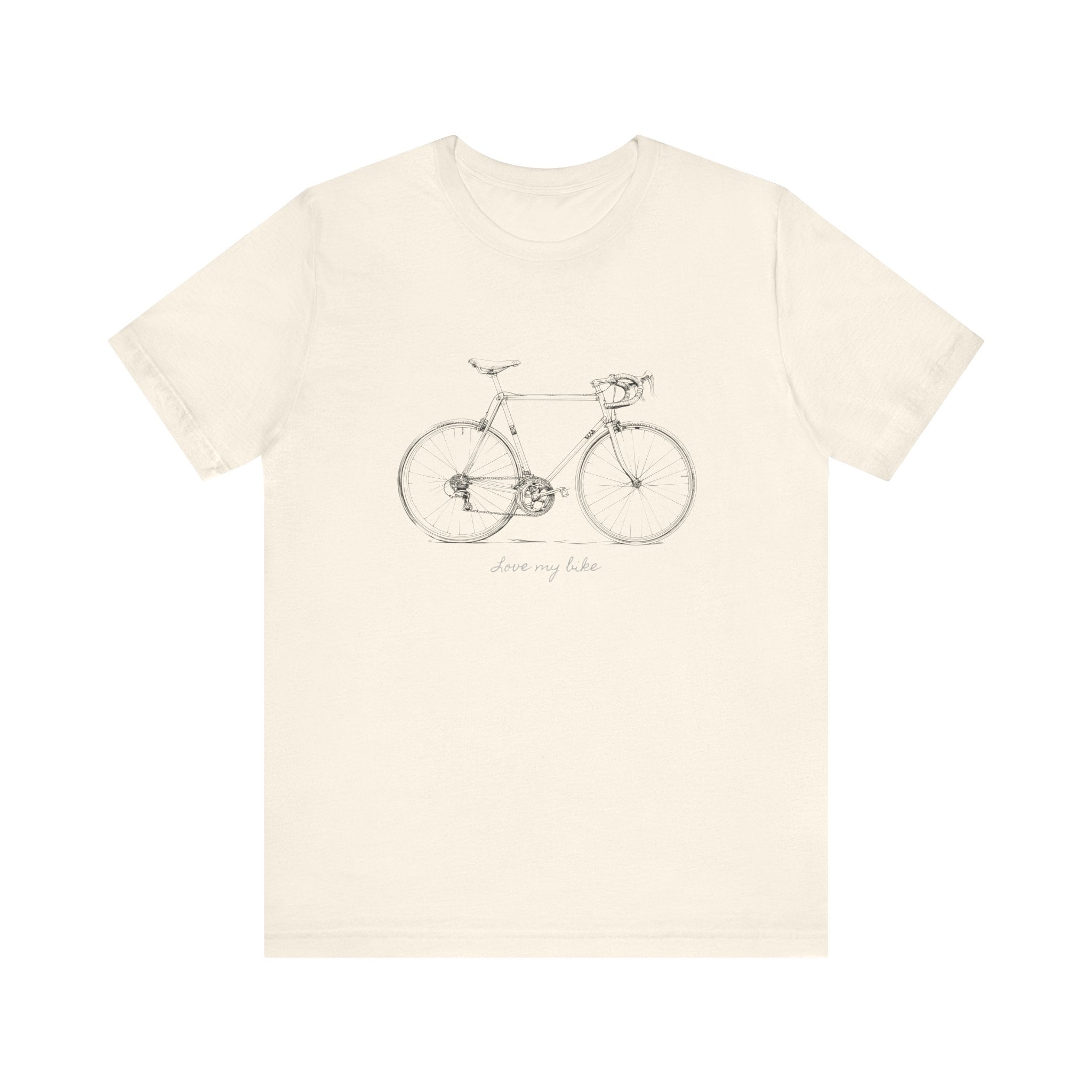 Love My Bike - Unisex Jersey Kortærmet T-shirt