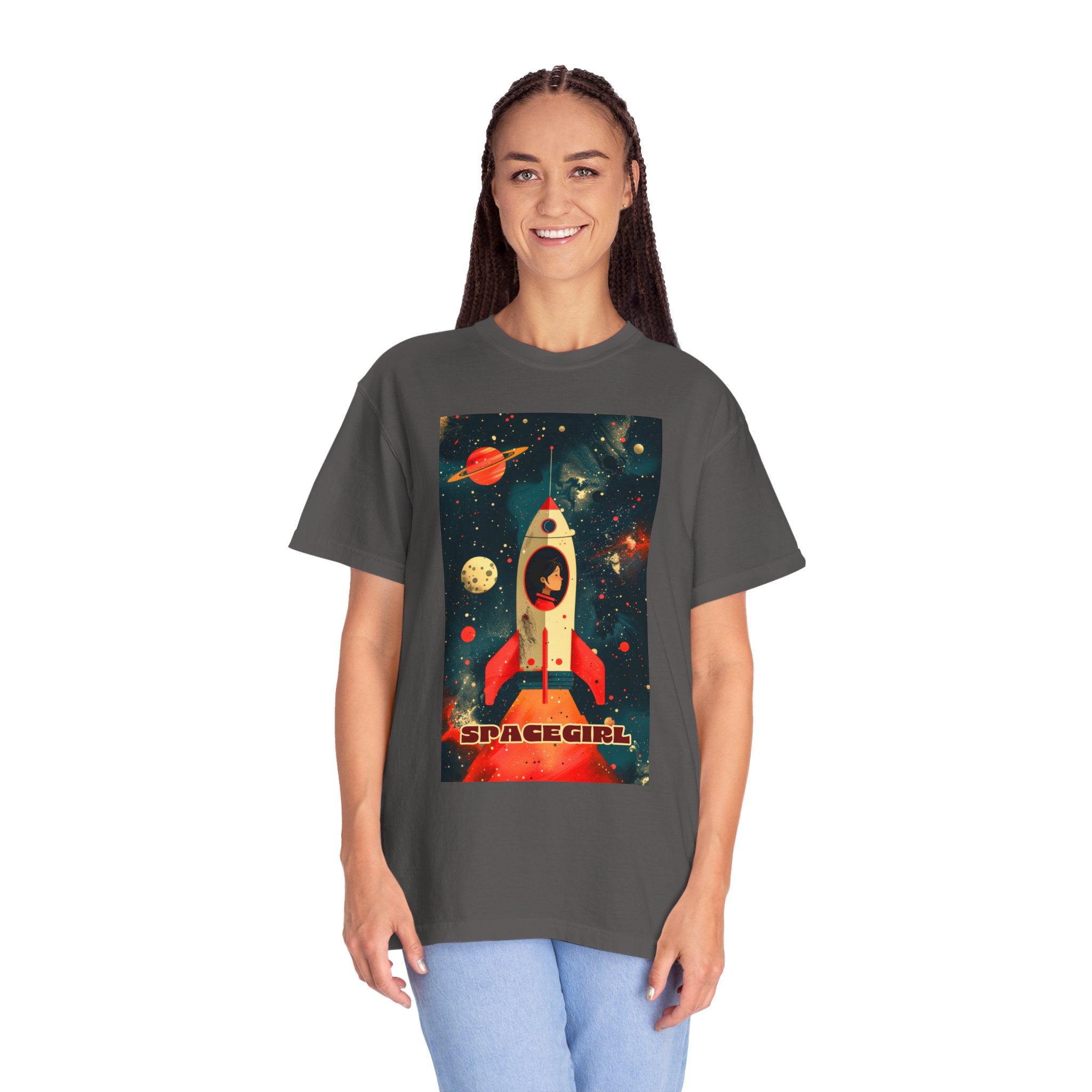 Spacegirl - Unisex Garment-Dyed T-shirt