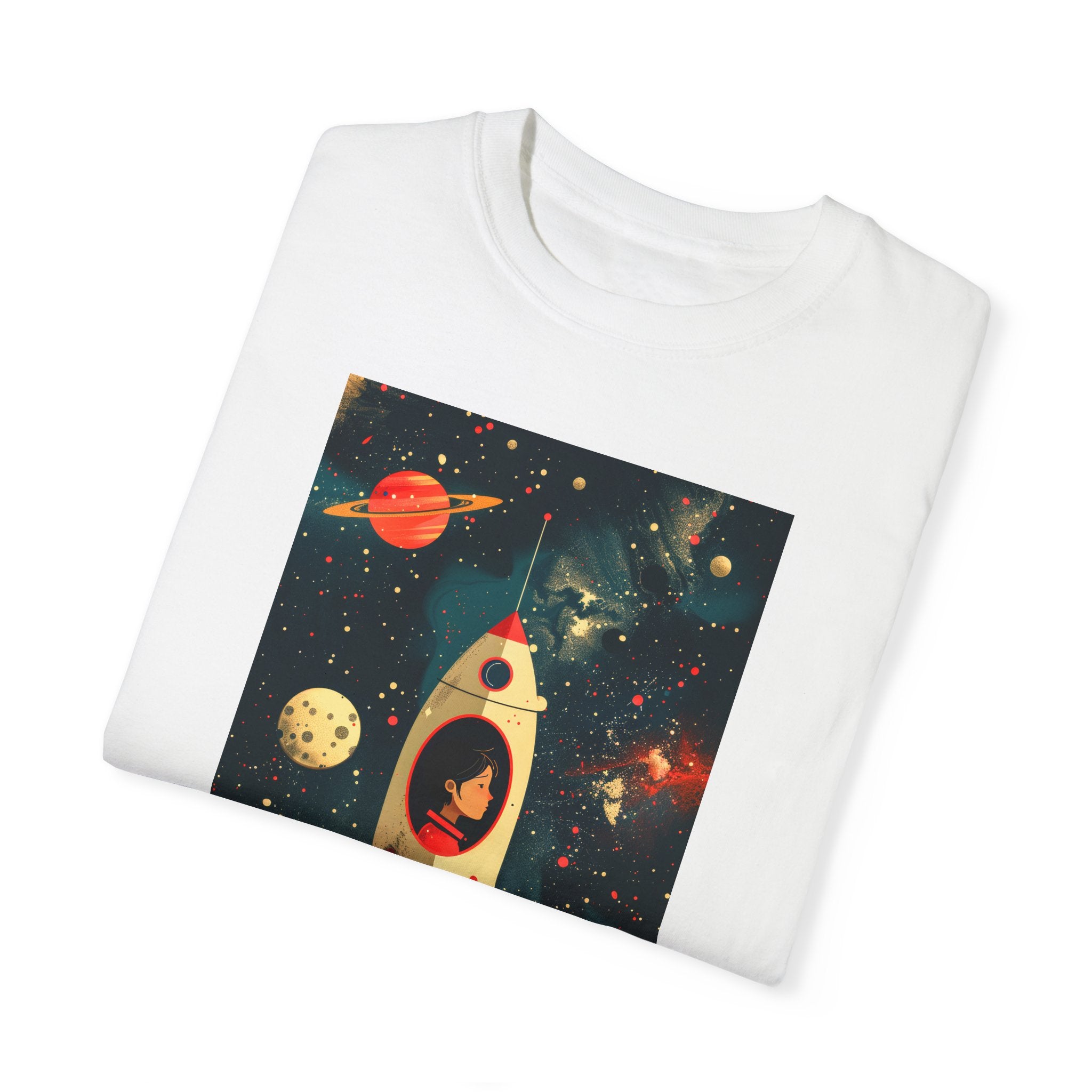 Spacegirl - Unisex Garment-Dyed T-shirt