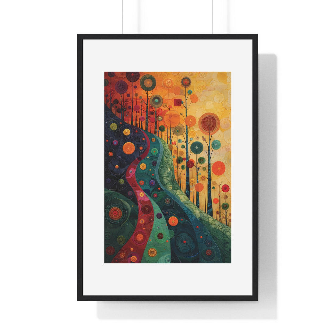 Whirlwind Grove - Vertical Framed Poster