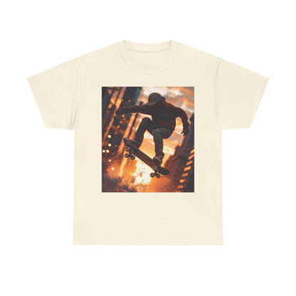  Urban Skateboarding - Unisex Kraftig Bumuld T-shirt