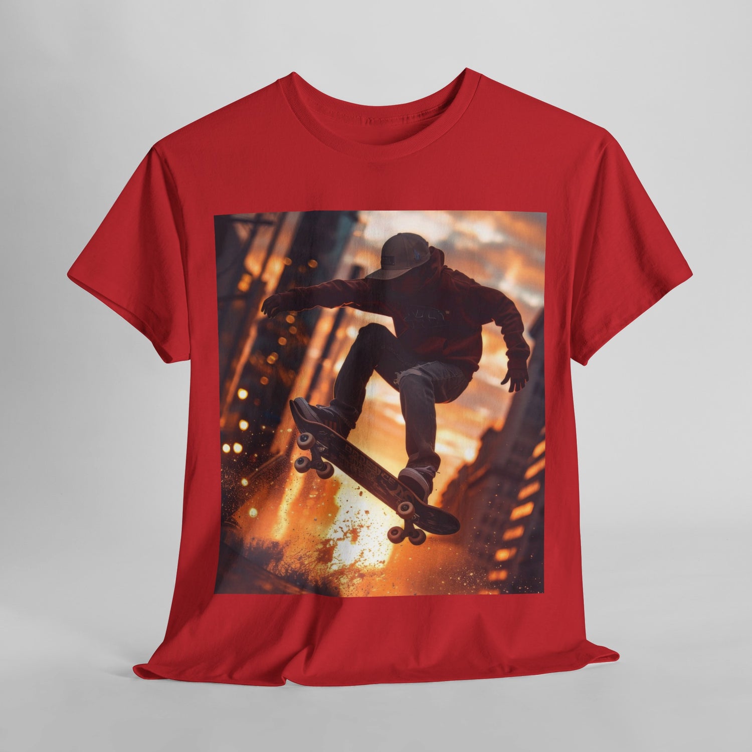  Urban Skateboarding - Unisex Kraftig Bumuld T-shirt