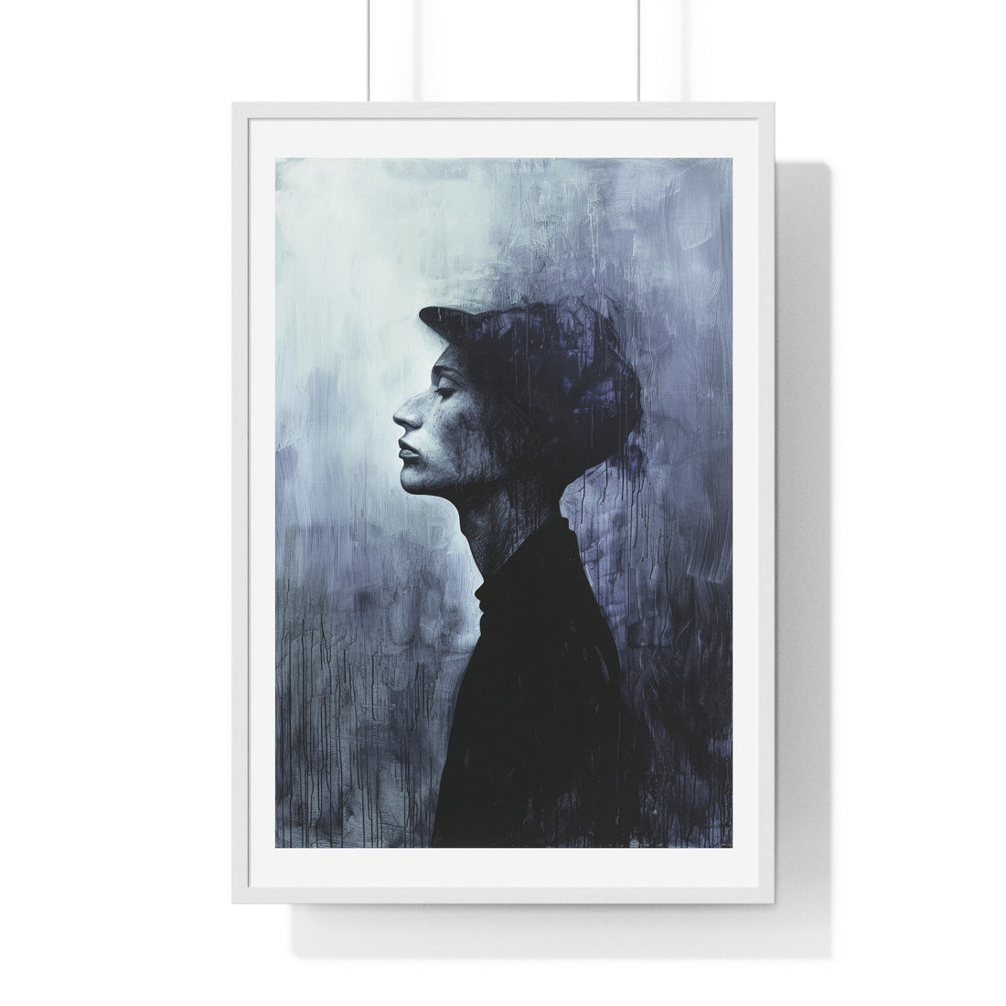 A Monochrome Meditation - Vertical Framed Poster