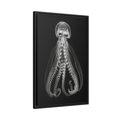 Octopus Look - Matte Canvas, Black Frame