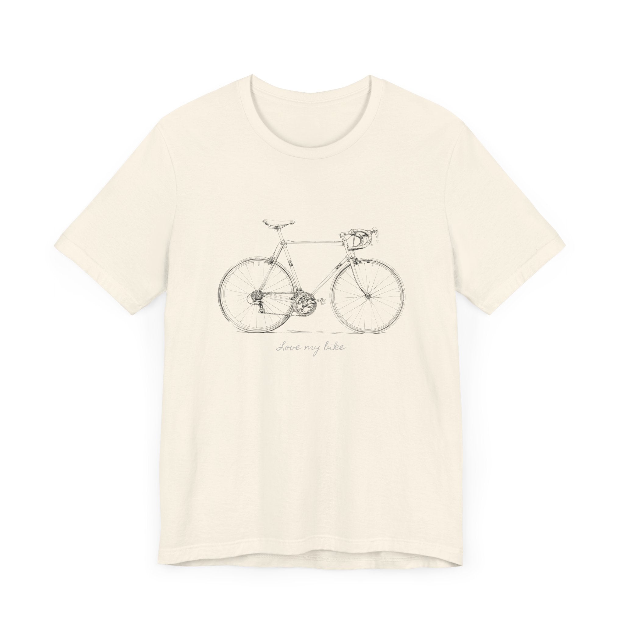 Love My Bike - Unisex Jersey Kortærmet T-shirt