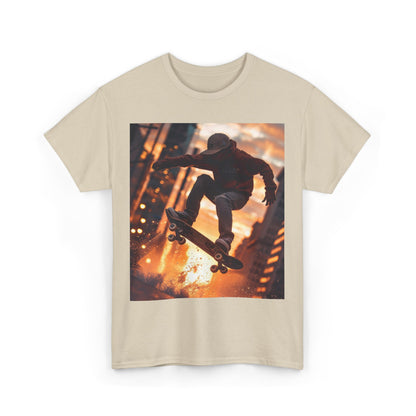  Urban Skateboarding - Unisex Kraftig Bumuld T-shirt