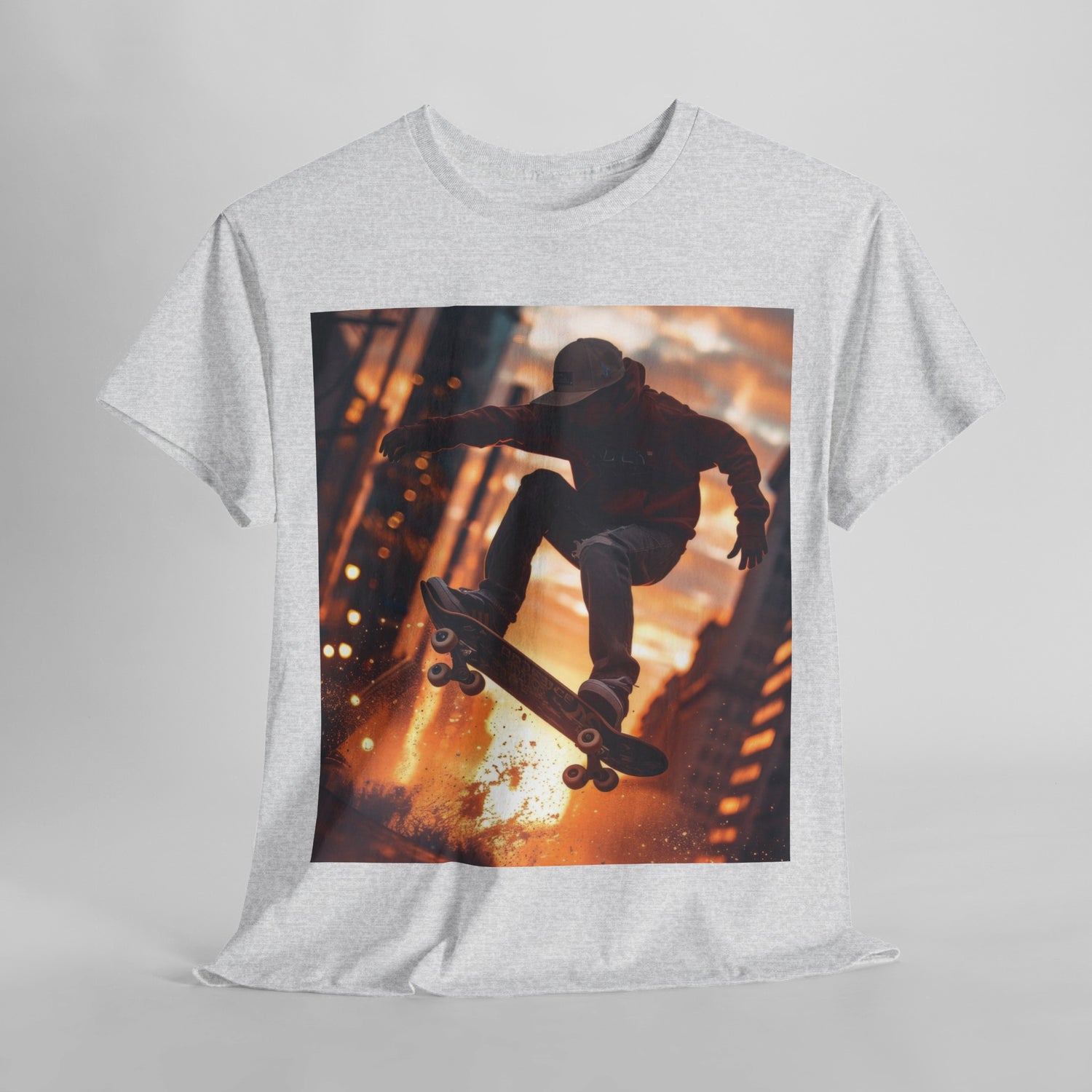  Urban Skateboarding - Unisex Kraftig Bumuld T-shirt